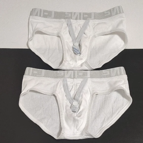 C-IN2 Core Men's White Briefs 2 Pairs Sz L - Picture 3 of 7